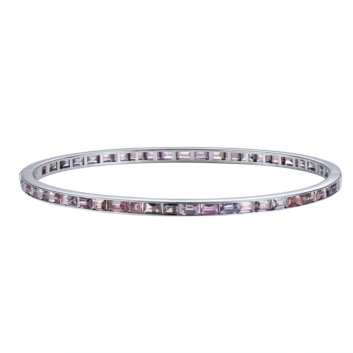 PURPLE PINK SAPPHIRE BANGLE