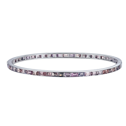 PURPLE PINK SAPPHIRE BANGLE