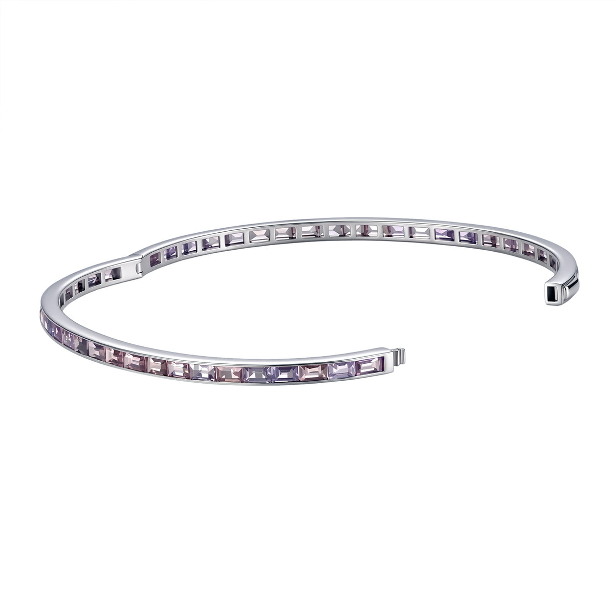 PURPLE PINK SAPPHIRE BANGLE